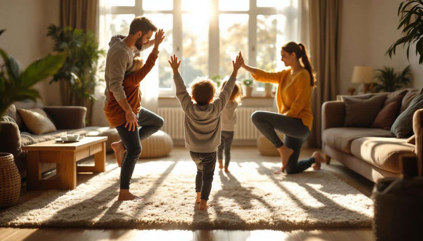 découvrez 7 idées de mouvements doux à pratiquer en famille, adaptés même aux plus petits, pour partager des moments de bien-être, renforcer les liens et bouger ensemble en toute simplicité !